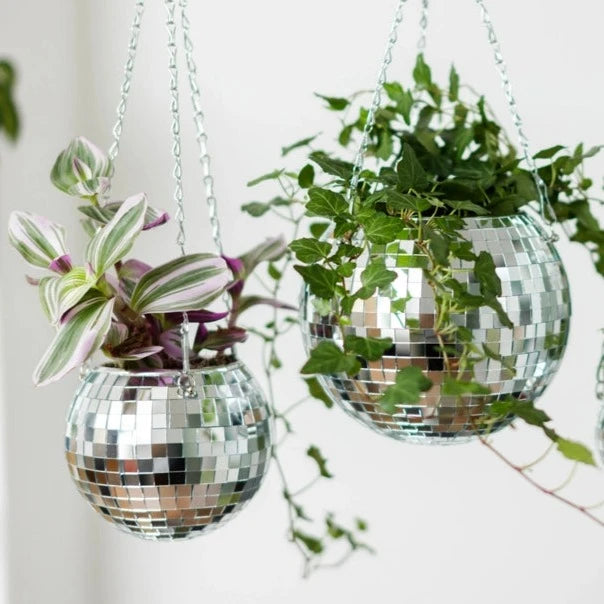 Cachepot Pendente - Disco Ball