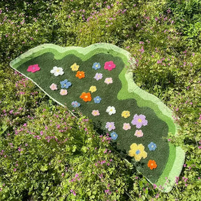 Tapete Sogno di Fiori - 3D Confort Macio e Antiderrapante