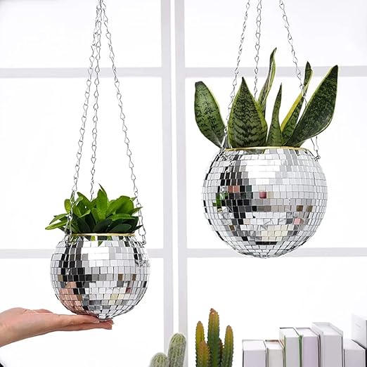 Cachepot Pendente - Disco Ball