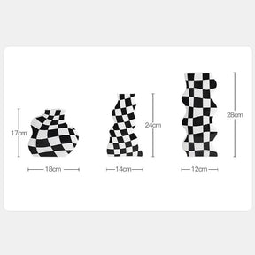 Vaso em Cerâmica Artesanal - Nordic Chess