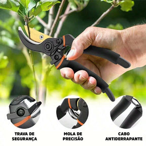 Tesoura Profissional de Poda para Jardinagem - EasyPrune™