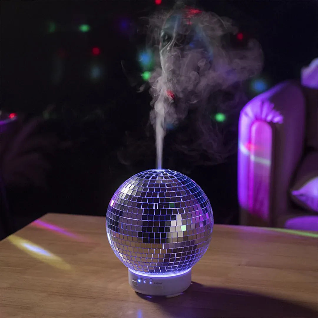 Disco Fever - Umidificador Aromatizador de Óleo Ultrassônico Led RGB